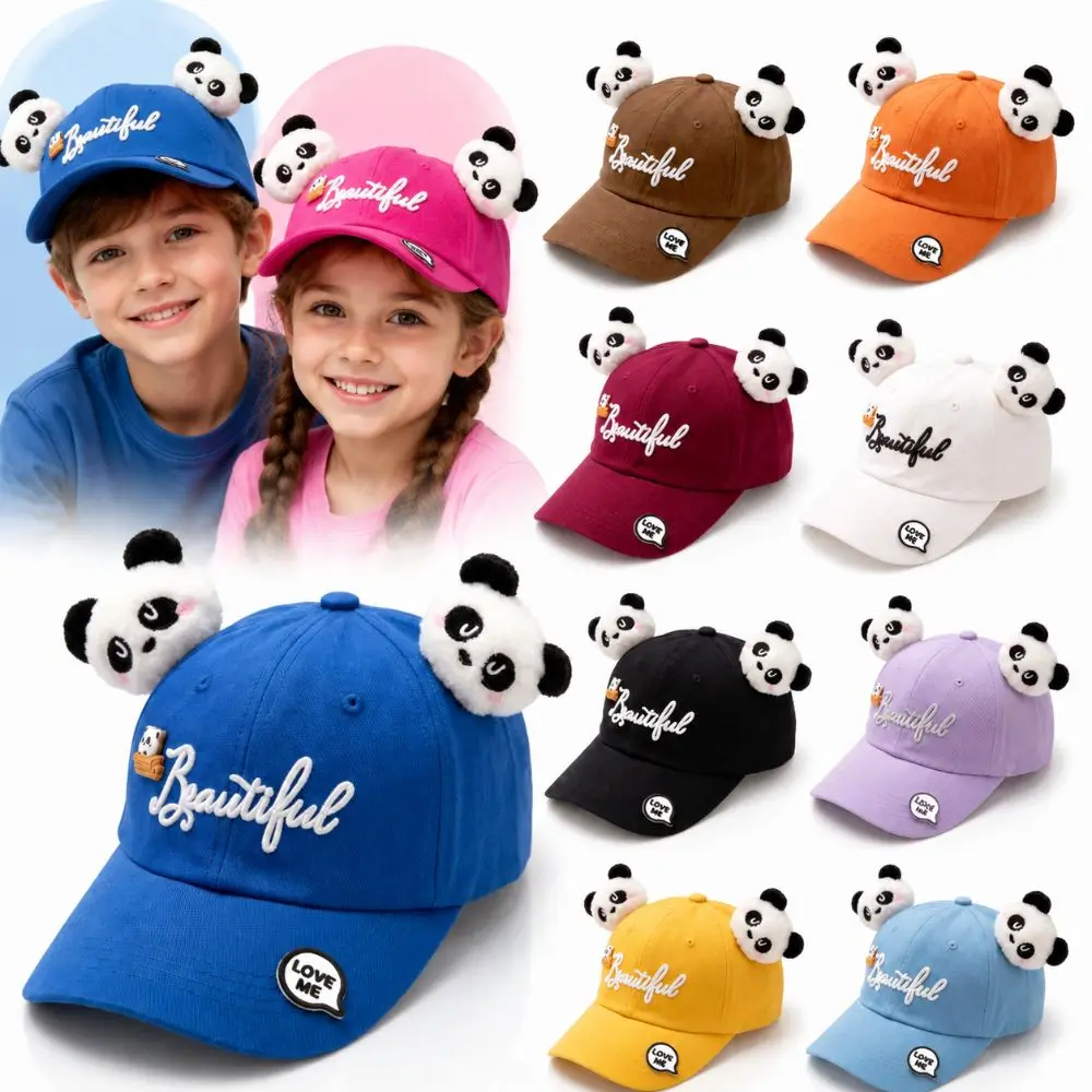 Cute 3D Doll Panda Baseball Cap Versatile Lightweight Boy Girl Sun Hat Breathable 10 Colors Peaked Cap For Summer Outdoor
Cute 3D Doll Panda Baseball Cap Versatile Lightweight Boy Girl Sun Hat Breathable 10 Colors Peaked Cap For Summer Outdoor