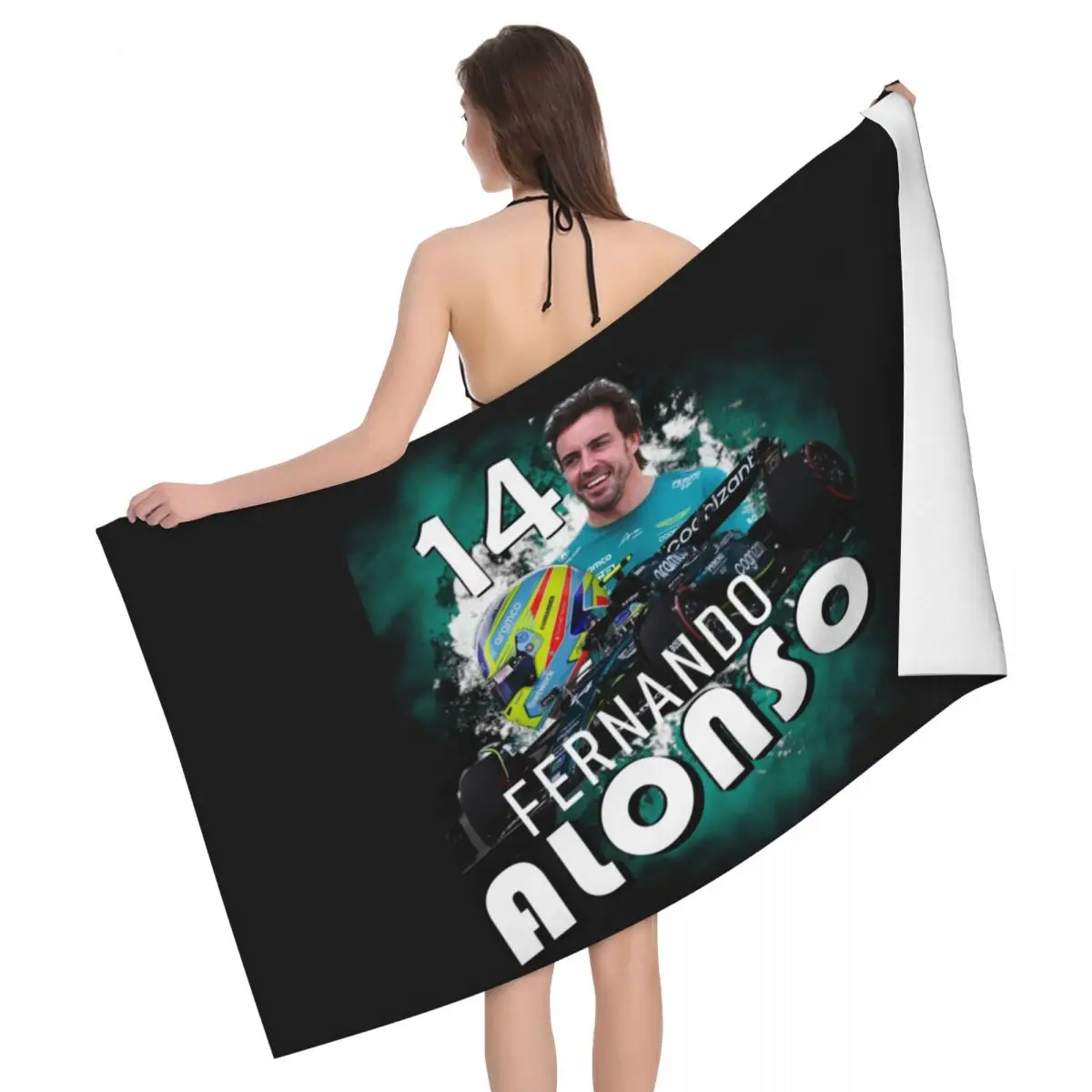 Custom Alonso Motor Racing Beach Towel Fernando Sports Car Breathable Microfiber Bath Towels
Custom Alonso Motor Racing Beach Towel Fernando Sports Car Breathable Microfiber Bath Towels