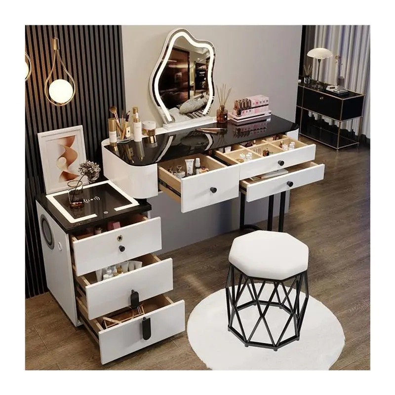 Intelligent integrated wireless charging wedding dresser fingerprint unlocking makeup table small apartment master bedro
Intelligent integrated wireless charging wedding dresser fingerprint unlocking makeup table small apartment master bedro