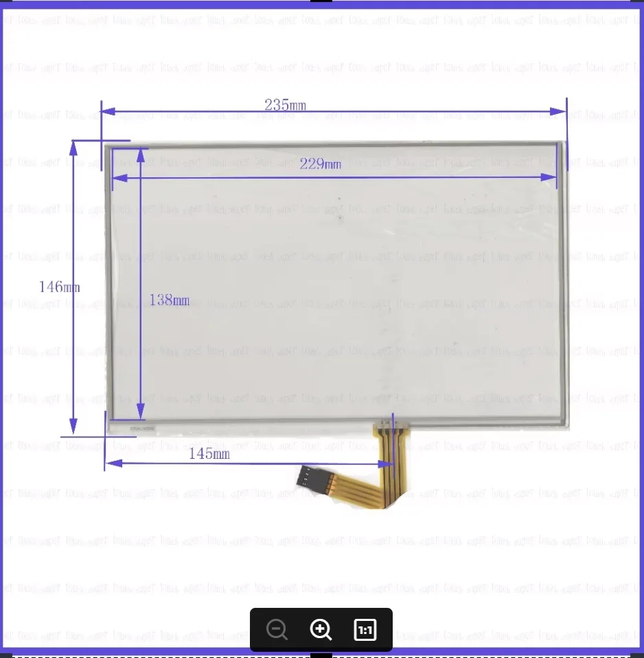 ZhiYuSun 235*146 New 7Inch Touch Screen 235mm*146mmcompatible for 10.4 compatible HST-TPA10.4P includ Extended line
ZhiYuSun 235*146 New 7Inch Touch Screen 235mm*146mmcompatible for 10.4 compatible HST-TPA10.4P includ Extended line