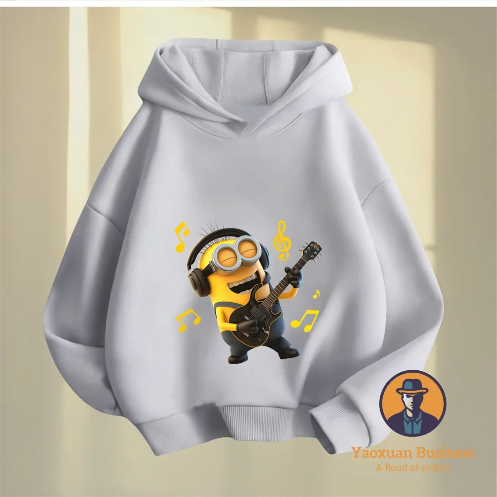 2-14Y Boys Girls Outdoor Autumn Winter Pure Cotton Hoodie Minions Creative Anime Graphic Design
2-14Y Boys Girls Outdoor Autumn Winter Pure Cotton Hoodie Minions Creative Anime Graphic Design