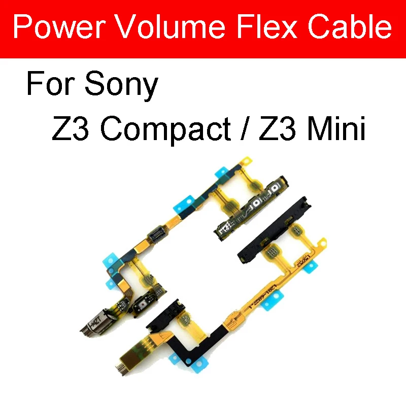 Гибкий кабель переключателя включения/выключения питания для Sony Xperia z3 Compact z3 mini M55W D5803 D5833, кнопка регулировки громкости и вибратора, замена гибкого кабеля
Гибкий кабель переключателя включения/выключения питания для Sony Xperia z3 Compact z3 mini M55W D5803 D5833, кнопка регулировки громкости и вибратора, замена гибкого кабеля