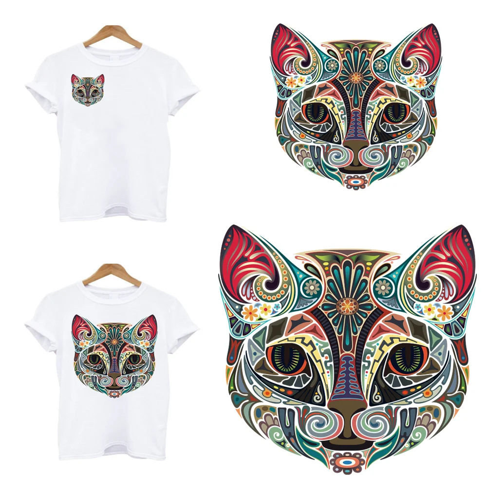 Iron On Thermoadhesive Fusible Patches Ironing For Clothing Heat Thermal Transfer Women Fusible T Shirt Stickers Tattoo Cat
Iron On Thermoadhesive Fusible Patches Ironing For Clothing Heat Thermal Transfer Women Fusible T Shirt Stickers Tattoo Cat