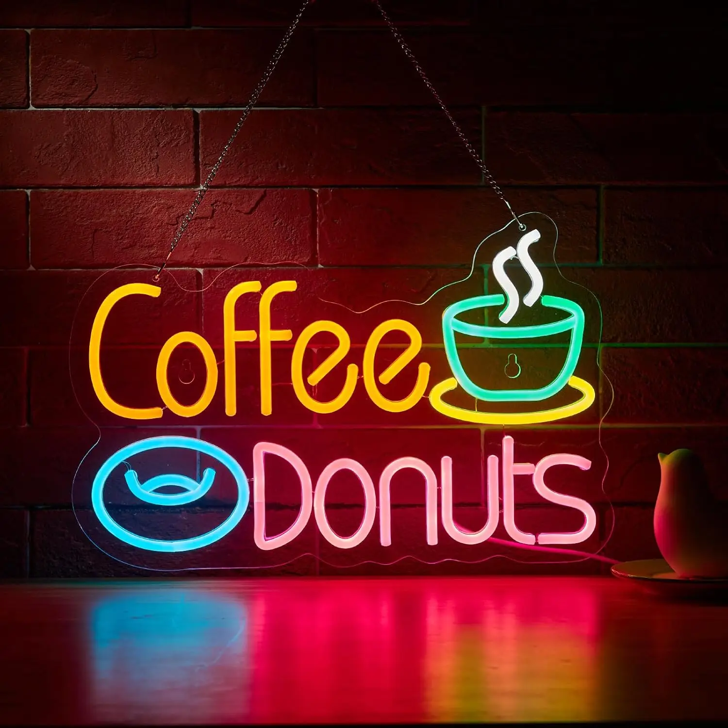 Coffee and Donuts Neon Sign Dimmable Neon Lights for Club Bedroom Shop Cafe Home Kitchen Decor Aesthetics Draw Celebratory Gifts
Coffee and Donuts Neon Sign Dimmable Neon Lights for Club Bedroom Shop Cafe Home Kitchen Decor Aesthetics Draw Celebratory Gifts