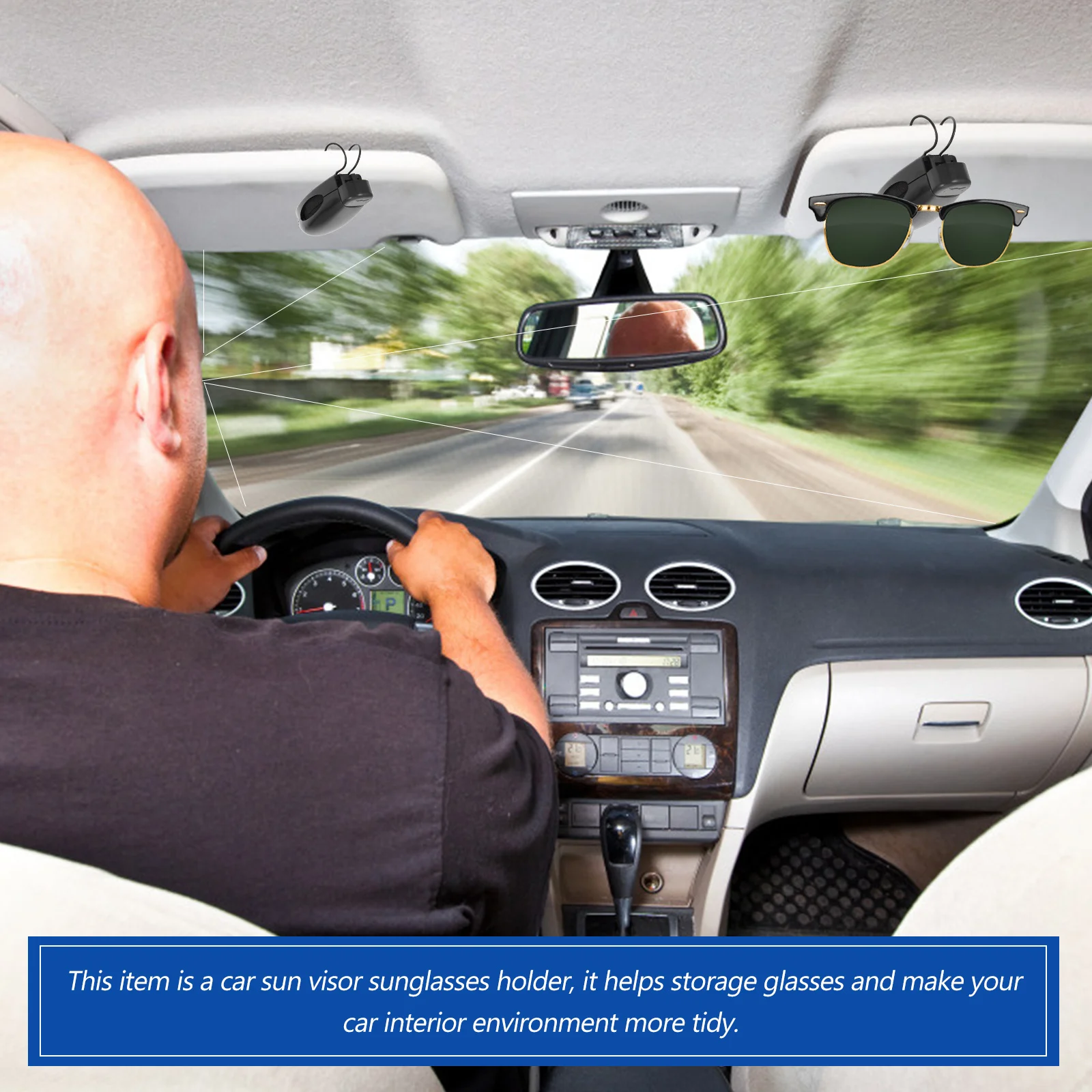 6Pcs Sunglasses Clip for Auto Visor Reliable Non-Slip Design Protects Eyewear from Loss Or Damage Convenient Car Interior
6Pcs Sunglasses Clip for Auto Visor Reliable Non-Slip Design Protects Eyewear from Loss Or Damage Convenient Car Interior