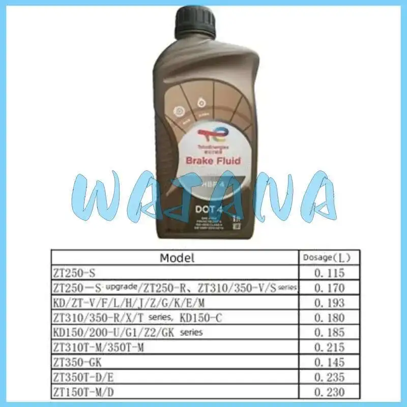 Fully Synthetic Brake Fluid Dot4 (1l Bottle) 3070100-008600 For Kiden Original Part
Fully Synthetic Brake Fluid Dot4 (1l Bottle) 3070100-008600 For Kiden Original Part