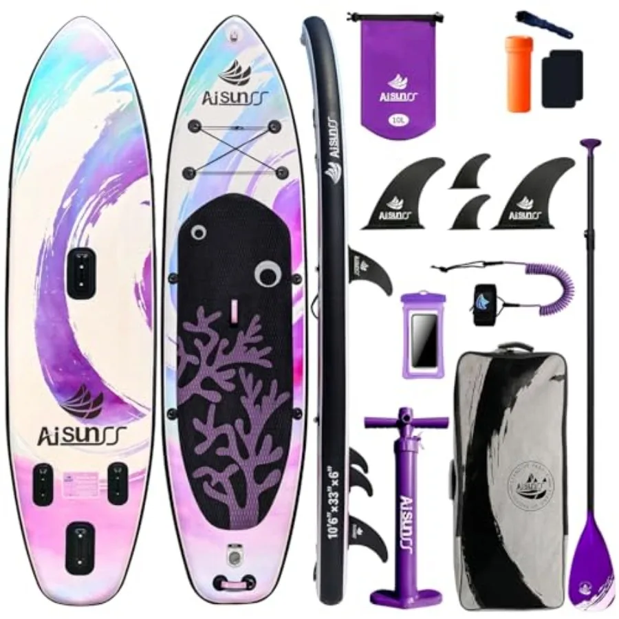 Inflatable Paddle Board for Adult, All Skill Levels, Wide SUP Board in Blue, Premium Accessories: Carry Bag, Hand Pump, 10L Wat
Inflatable Paddle Board for Adult, All Skill Levels, Wide SUP Board in Blue, Premium Accessories: Carry Bag, Hand Pump, 10L Wat