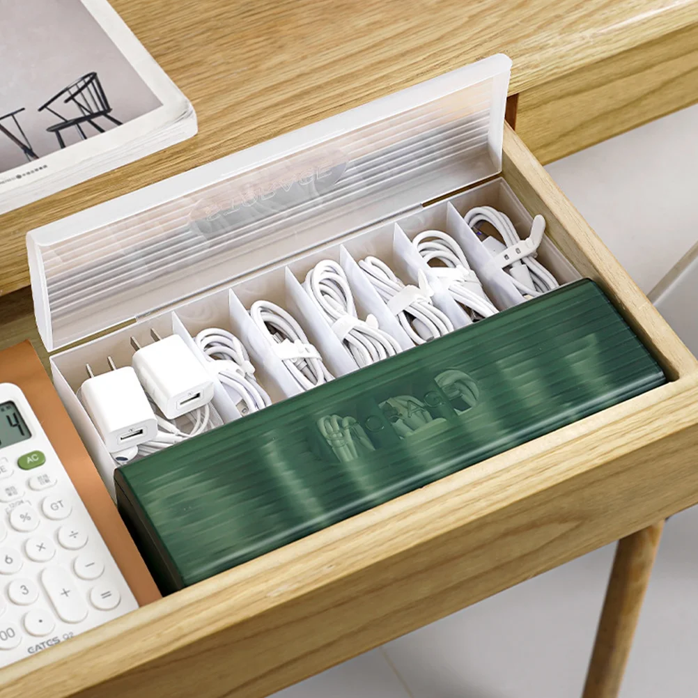 2pcs Management Box Dustproof Portable Plastic Cable ganizer Box Electronics ganizer Storage Bin for Cords Wires
2pcs Management Box Dustproof Portable Plastic Cable ganizer Box Electronics ganizer Storage Bin for Cords Wires