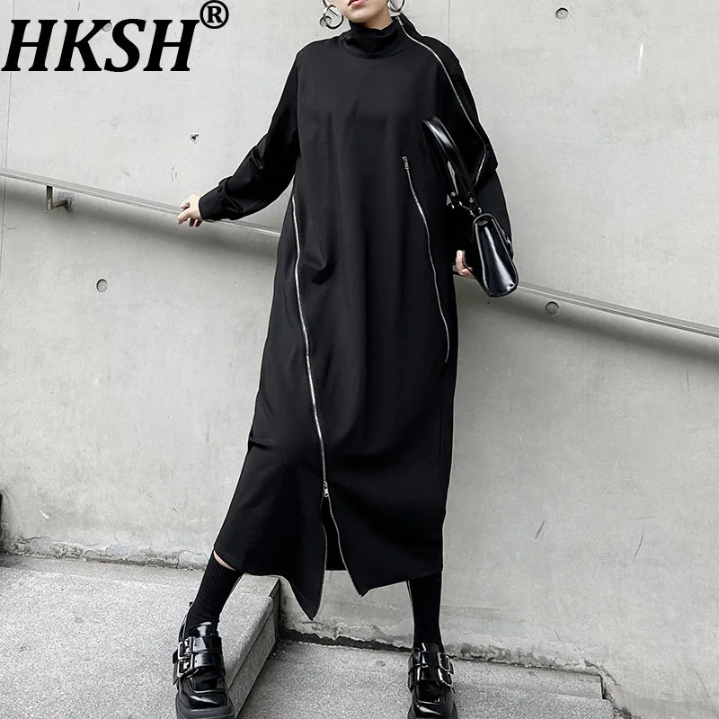 HKSH осень-зима новое женское платье с длинными рукавами водолазка асимметричный дизайн на молнии темная уличная одежда Y2K повседневные платья HK14936
HKSH осень-зима новое женское платье с длинными рукавами водолазка асимметричный дизайн на молнии темная уличная одежда Y2K повседневные платья HK14936