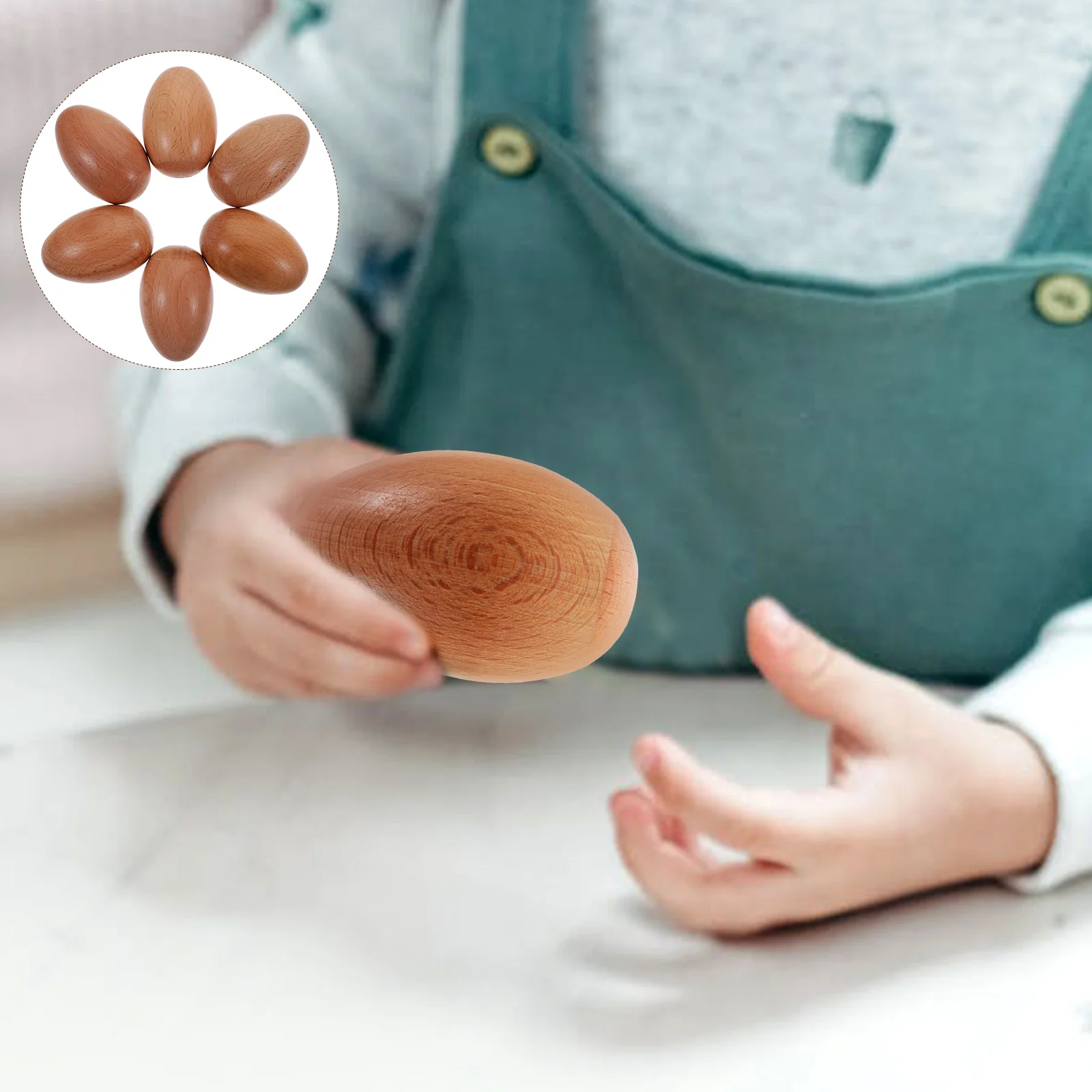 6pcs Wooden Sand Egg Shaker Instrument Baby Toy Loud Sound Kids Music Educational Toys Maracas For Children Durability Training
6pcs Wooden Sand Egg Shaker Instrument Baby Toy Loud Sound Kids Music Educational Toys Maracas For Children Durability Training