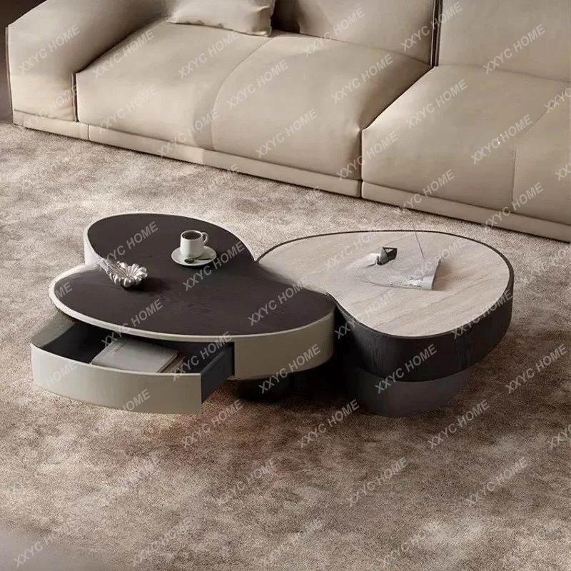 minimalist special-shaped coffee table light luxury living room storage cave stone rock slab tea tableTJ
minimalist special-shaped coffee table light luxury living room storage cave stone rock slab tea tableTJ