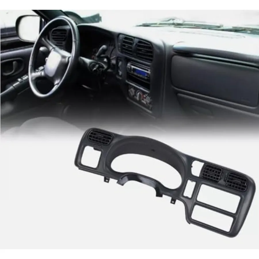 Dark Gray Textured Plastic Dash Trim Custom Bezel Fit for 1998-2004 Chevrolet Blazer Jimmy Sonoma S10 Bravada Vehicles with Pre
Dark Gray Textured Plastic Dash Trim Custom Bezel Fit for 1998-2004 Chevrolet Blazer Jimmy Sonoma S10 Bravada Vehicles with Pre