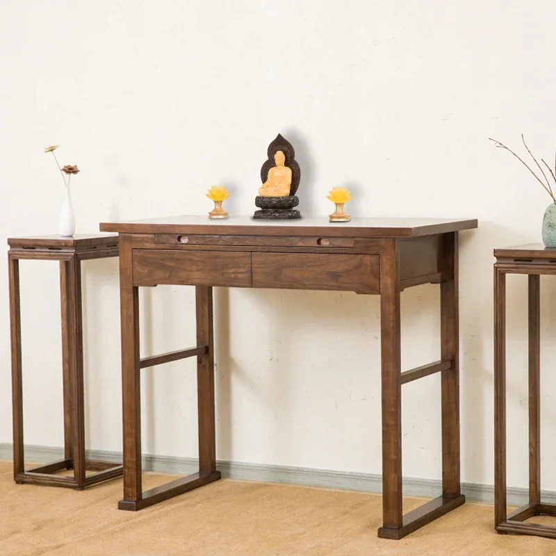 home Buddha platform, Shentai living room, entrance offering platform, new Chinese modern simple Buddha table, incense table 
home Buddha platform, Shentai living room, entrance offering platform, new Chinese modern simple Buddha table, incense table