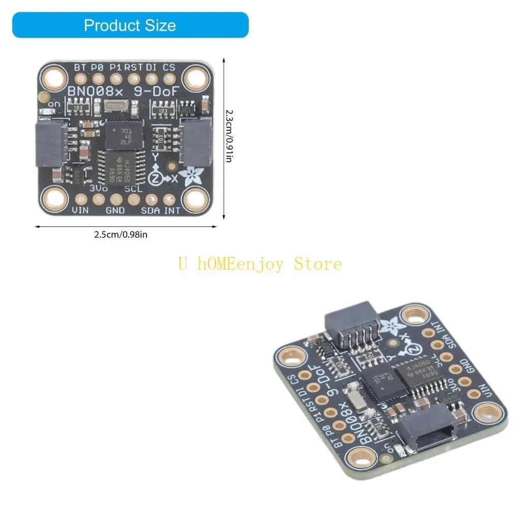B0KF Compact BNO085 9- Датчики слияний. Плата. Плата Прата идеально подходит для точного обнаружения ориентации при 
B0KF Compact BNO085 9- Датчики слияний. Плата. Плата Прата идеально подходит для точного обнаружения ориентации при