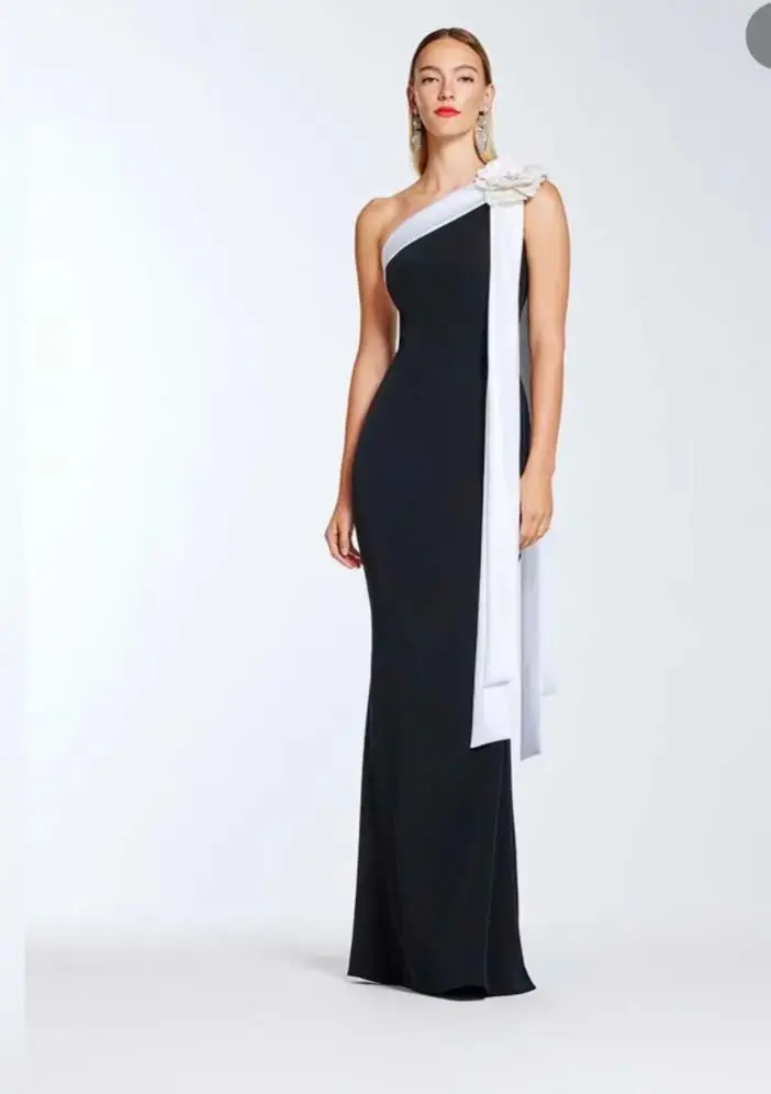 Black-White Colletion One Shoulder Evening Dress Floor Length Party Wear Dress vestidos de noche فساتين السهرة
Black-White Colletion One Shoulder Evening Dress Floor Length Party Wear Dress vestidos de noche فساتين السهرة