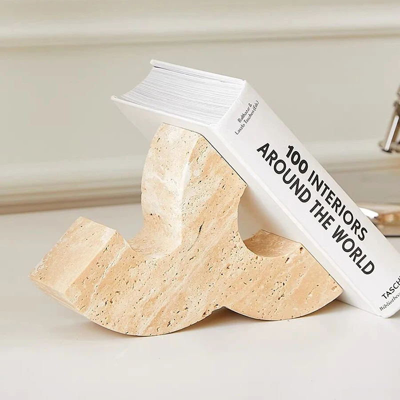 Travertine Bookends Stduy Room Desk Book Organizer School Stationery Office Bookshelves Book Holder Book Stand Home Decoration
Travertine Bookends Stduy Room Desk Book Organizer School Stationery Office Bookshelves Book Holder Book Stand Home Decoration