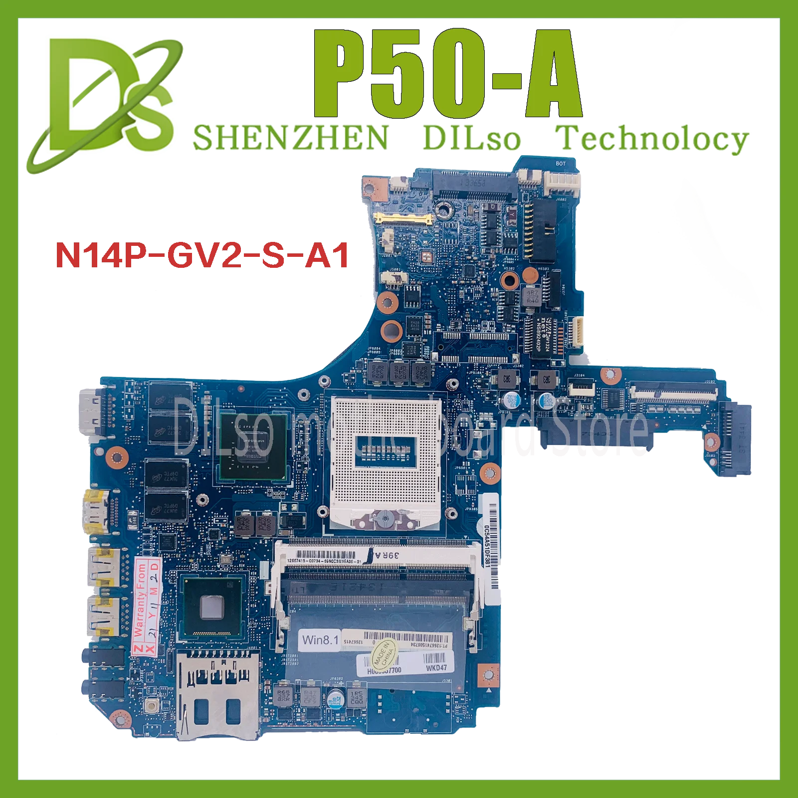 KEFU H000057700 материнская плата подходит для TOSHIBA Satellite P50 P50-A P55 P55T-A материнская плата для ноутбука GT740M/2G PGA 947 100% Полная проверка
KEFU H000057700 материнская плата подходит для TOSHIBA Satellite P50 P50-A P55 P55T-A материнская плата для ноутбука GT740M/2G PGA 947 100% Полная проверка