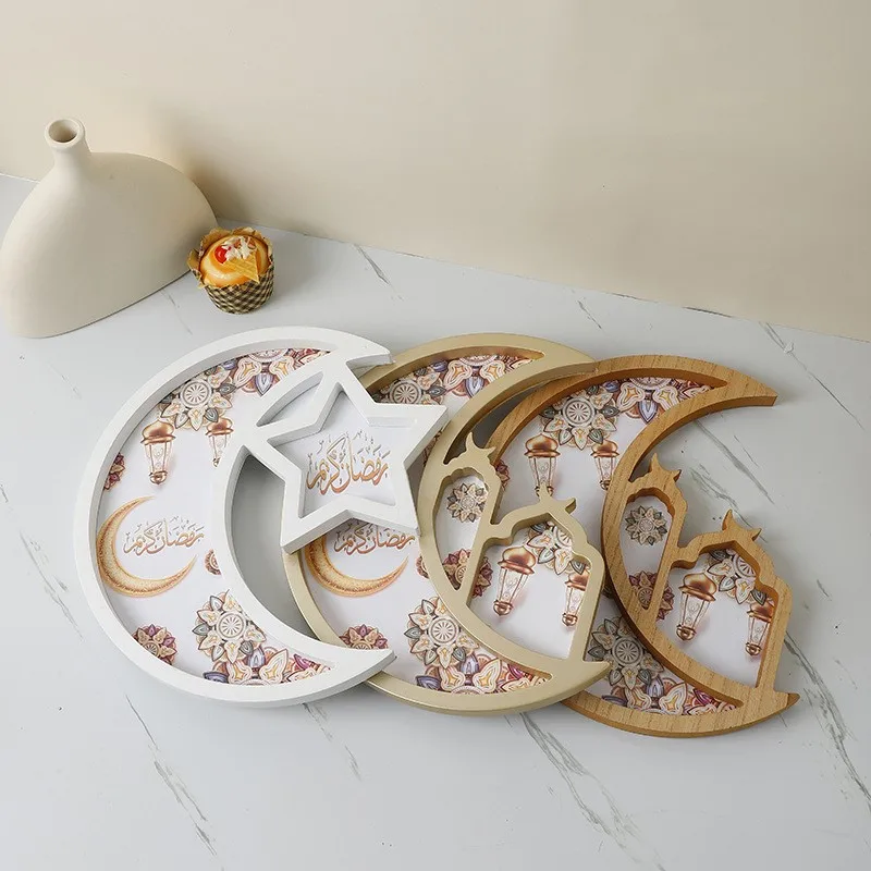Ramadan Moon Star Wooden Print Dessert Trays Cake Snack Storage Living Room Kitchen Festival Party Banquet Wall Table Decoration
Ramadan Moon Star Wooden Print Dessert Trays Cake Snack Storage Living Room Kitchen Festival Party Banquet Wall Table Decoration