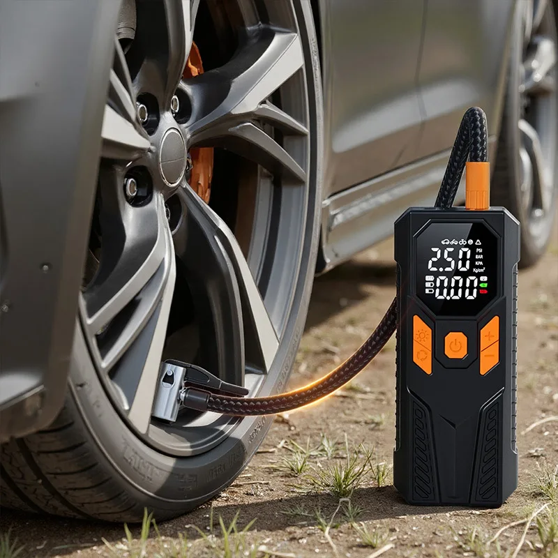 1pc Wireless Digital Display Portable Car Mounted Air Pump Car Emergency Tire Pump Car Supplies
1pc Wireless Digital Display Portable Car Mounted Air Pump Car Emergency Tire Pump Car Supplies