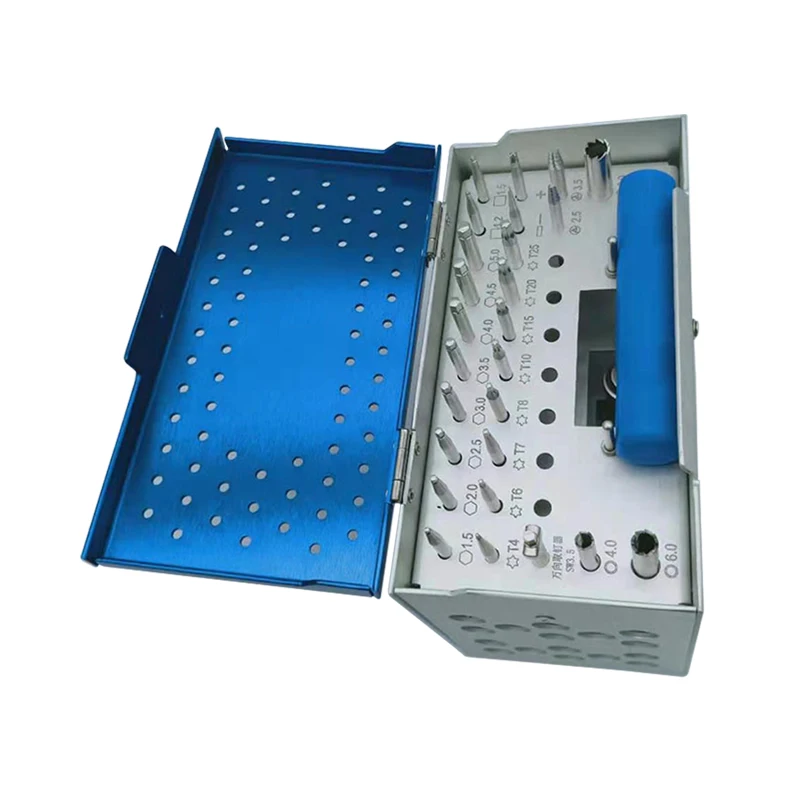 Orthopedic Broken Nails Take Out Full Tool Set with Tray Case Box Orthopedic Instrument Kit 28pcs
Orthopedic Broken Nails Take Out Full Tool Set with Tray Case Box Orthopedic Instrument Kit 28pcs