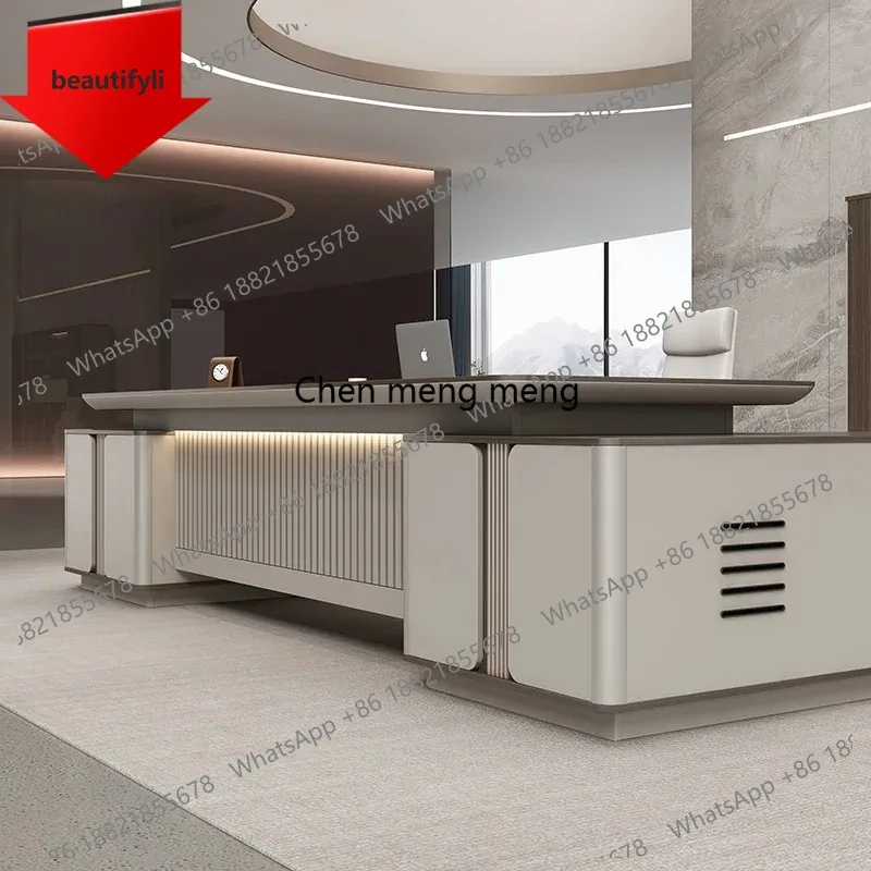 X188 Light Luxury Modern Office Desk Boss Minimalist Conference Work Office Desk Executive Secretary Mesa De Escritorio Furnitur
X188 Light Luxury Modern Office Desk Boss Minimalist Conference Work Office Desk Executive Secretary Mesa De Escritorio Furnitur