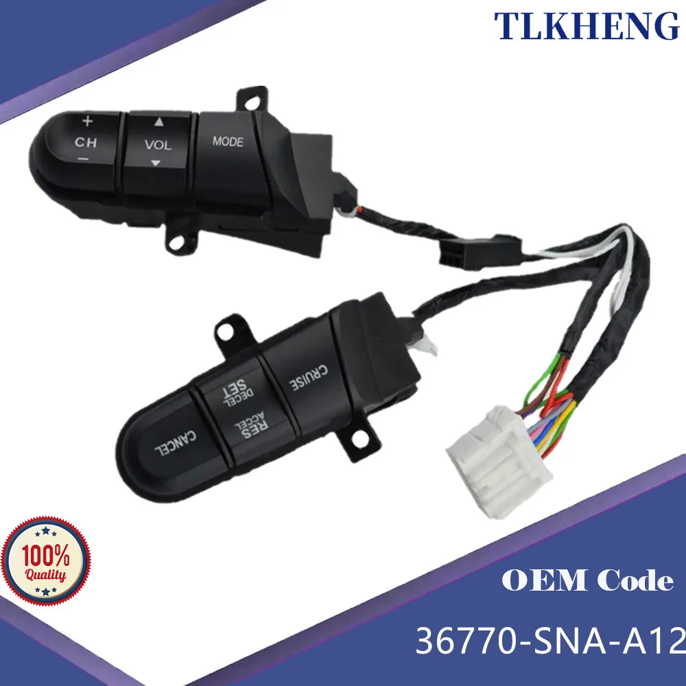 36770-SNA-A12 Steering Wheel Cruise Audio Remote Control Switch For Honda Civic 2009-2011
36770-SNA-A12 Steering Wheel Cruise Audio Remote Control Switch For Honda Civic 2009-2011