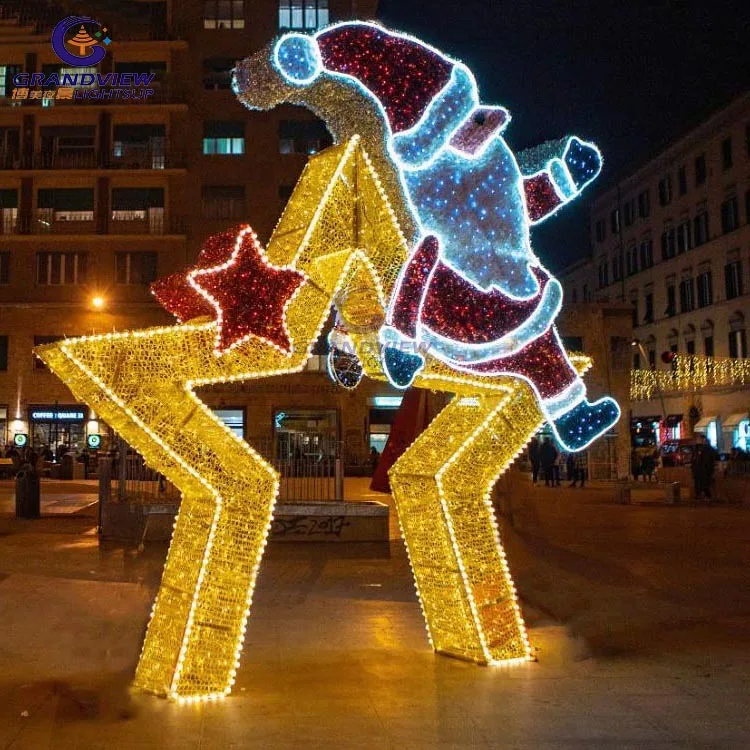 Popular Illuminated 3D Motif LED Santa Star Light for Christmas New Year Holiday Decorate Lighting
Popular Illuminated 3D Motif LED Santa Star Light for Christmas New Year Holiday Decorate Lighting