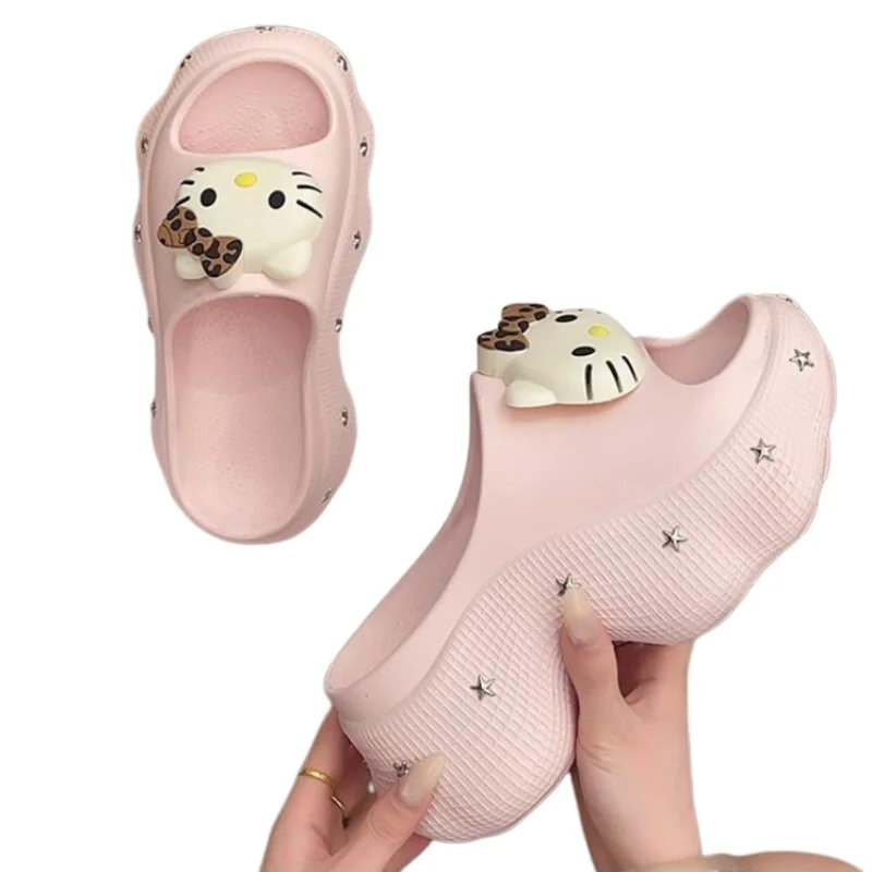 Новые милые шлепанцы Hello Kitty для лета: для улицы и дома, нескользящие, с защитой от запаха, из ЭВА, легкие, в подарочном стиле
Новые милые шлепанцы Hello Kitty для лета: для улицы и дома, нескользящие, с защитой от запаха, из ЭВА, легкие, в подарочном стиле