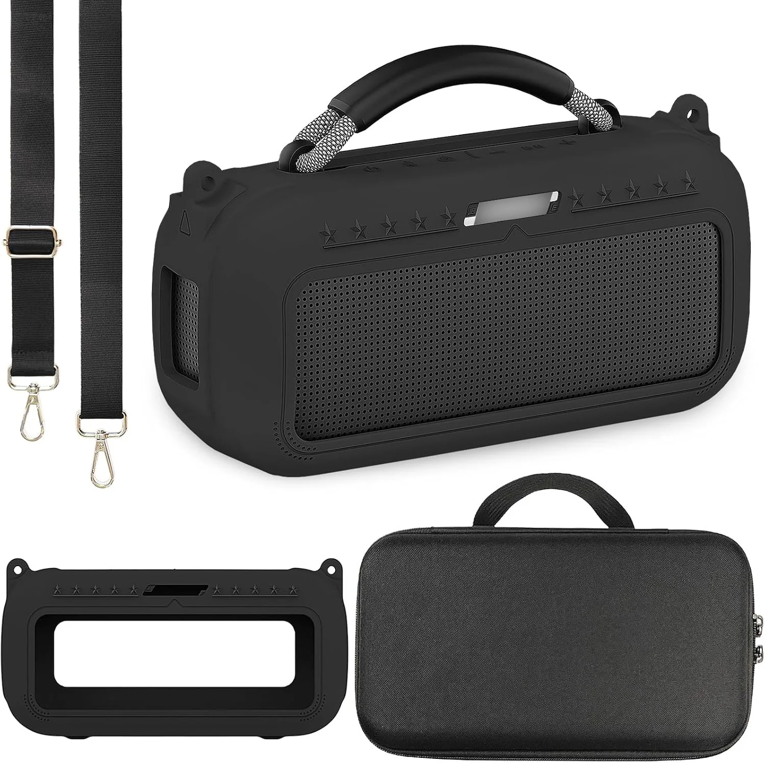 Silicone Protective Cover and Hard Carrying Case for Bose SoundLink Max Portable Speake Accessories with Shoulder Strap
Silicone Protective Cover and Hard Carrying Case for Bose SoundLink Max Portable Speake Accessories with Shoulder Strap