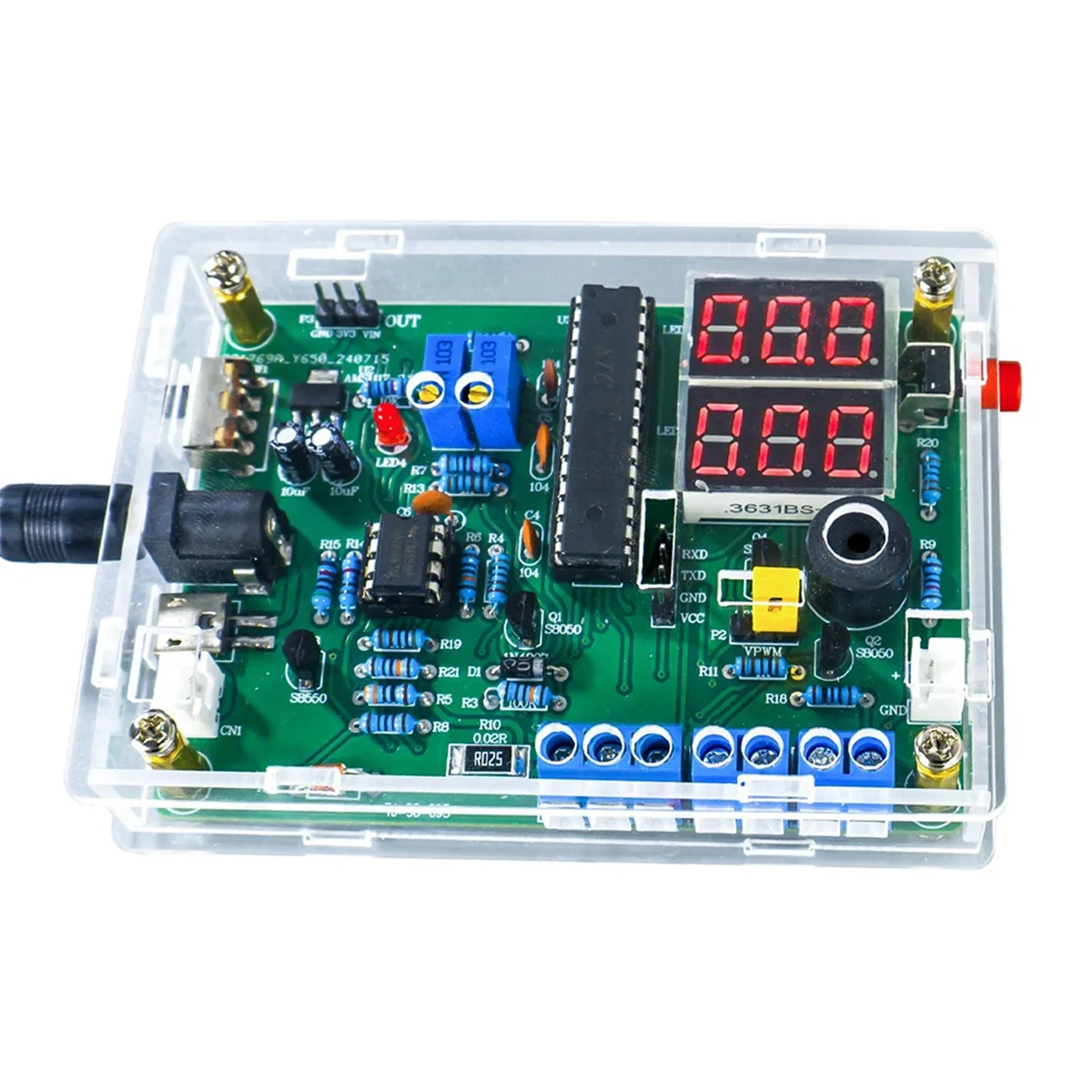 A04I Multi-Function Meter DIY Soldering Kit Voltage Current Temperature Measurement PWM Signal Generator Loose Part TJ-56-693
A04I Multi-Function Meter DIY Soldering Kit Voltage Current Temperature Measurement PWM Signal Generator Loose Part TJ-56-693