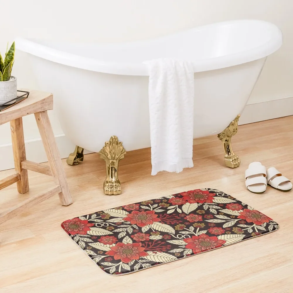 Red, Cream & Brown Floral Pattern Bath Mat Anti-Slip Shower Bath Rugs Bedroom Carpet Mat
Red, Cream & Brown Floral Pattern Bath Mat Anti-Slip Shower Bath Rugs Bedroom Carpet Mat