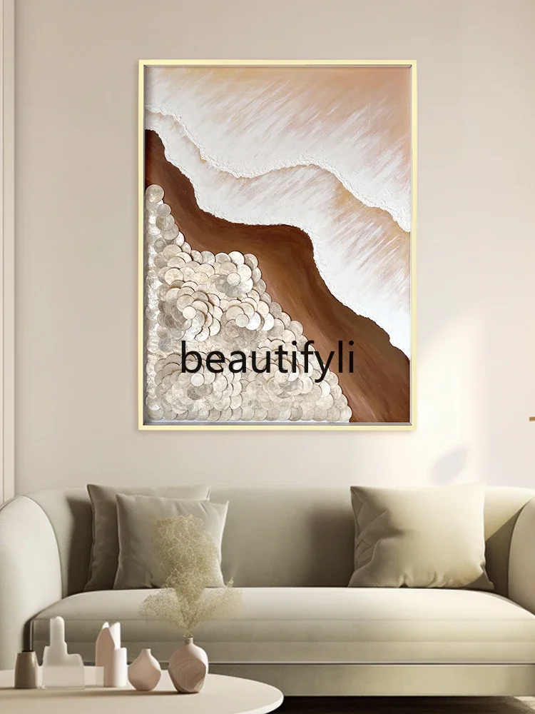 European light luxury shell decorative painting, high-end living room entrance sofa background hanging painting
European light luxury shell decorative painting, high-end living room entrance sofa background hanging painting