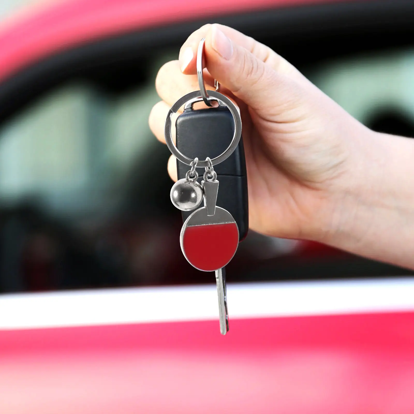 Брелок для ключей в виде ракетки для пинг-понга премиум-класса, гладкая отделка, привлекательный спортивный брелок для мальчиков и девочек, брелок для сумки, рюкзака, спортивный декор
Брелок для ключей в виде ракетки для пинг-понга премиум-класса, гладкая отделка, привлекательный спортивный брелок для мальчиков и девочек, брелок для сумки, рюкзака, спортивный декор