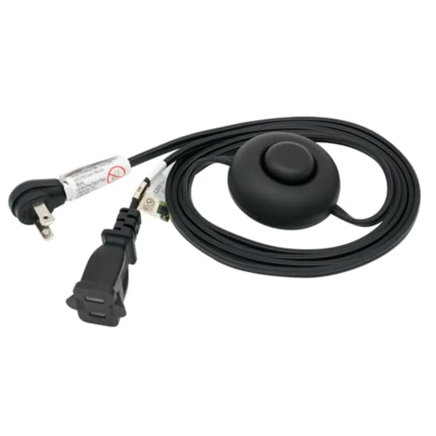 Extension Cord with Switch for Floor lamp, Holiday Lights
Extension Cord with Switch for Floor lamp, Holiday Lights