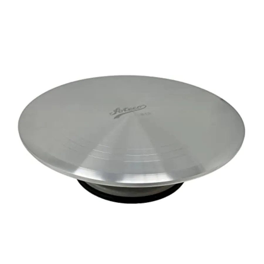 Revolving Cake Decorating Stand Aluminum Turntable and Base with Non-Slip Pad 12-Inch Round
Revolving Cake Decorating Stand Aluminum Turntable and Base with Non-Slip Pad 12-Inch Round