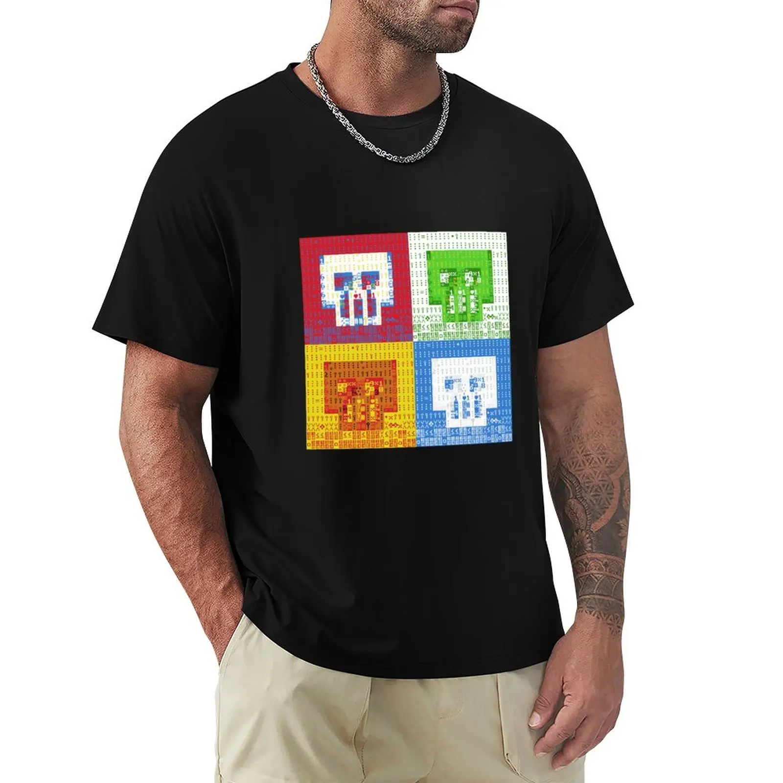 ASCII SMOLSKULL WARHOL T-Shirt oversized football t shirt vintage mens graphic t-shirts hip hop
ASCII SMOLSKULL WARHOL T-Shirt oversized football t shirt vintage mens graphic t-shirts hip hop