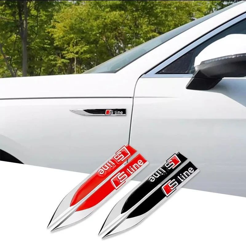 2pcs Car Door Fender Side Sticker Badge Auto Accessories For Audi Sline A4 B5 B6 A3 8P 8V 8L A5 A6 C6 C5 A1 A7 A8 Q2 Q3 TT RS3
2pcs Car Door Fender Side Sticker Badge Auto Accessories For Audi Sline A4 B5 B6 A3 8P 8V 8L A5 A6 C6 C5 A1 A7 A8 Q2 Q3 TT RS3