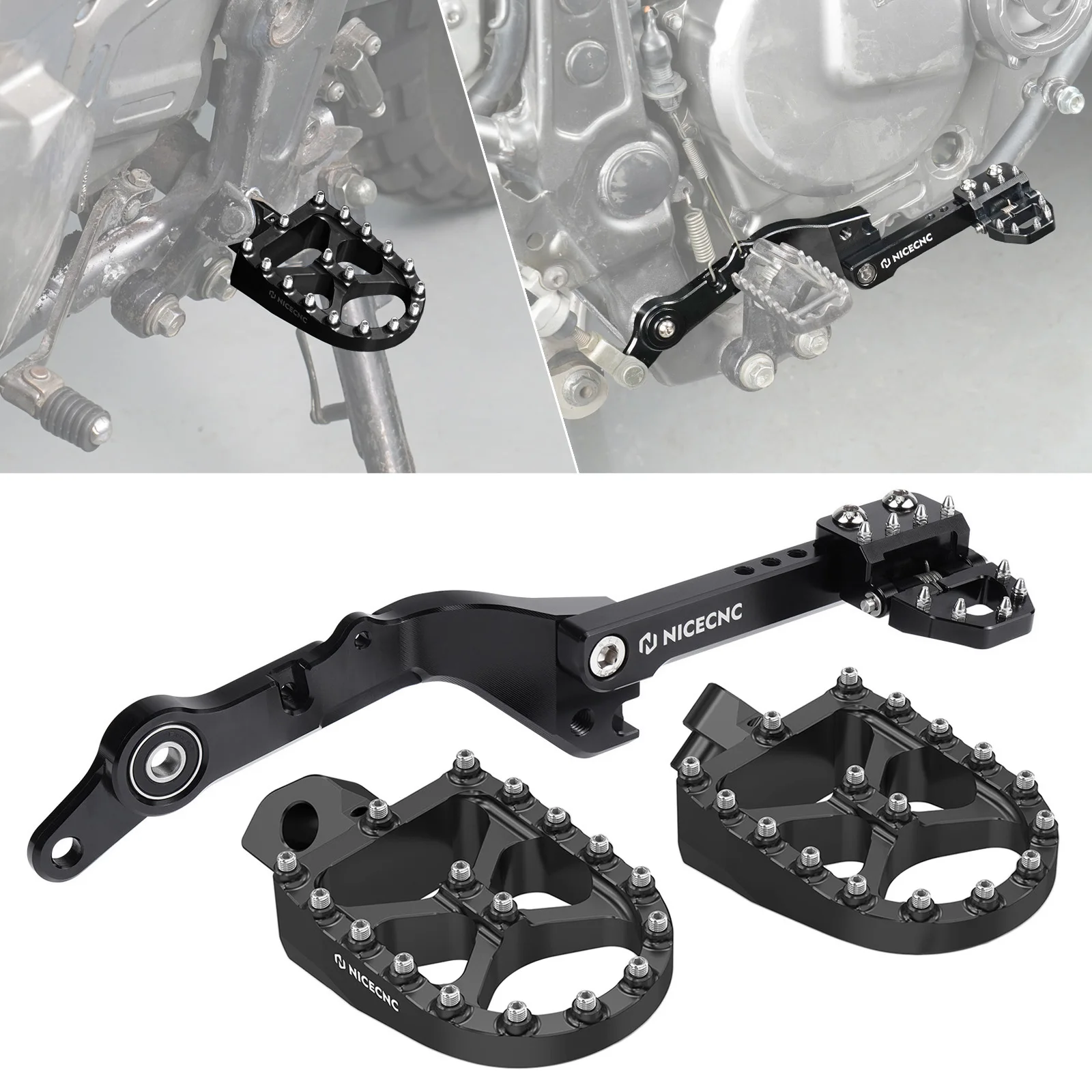 Motorcycle Fat Footpegs/1" Lowered Brake Lever for Suzuki DR650S DR650SE 1996-2025 DR650 S SE Brake Pedal Adjustable&Foldable
Motorcycle Fat Footpegs/1" Lowered Brake Lever for Suzuki DR650S DR650SE 1996-2025 DR650 S SE Brake Pedal Adjustable&Foldable