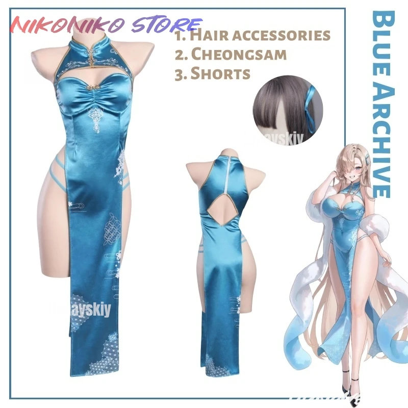 Blue Archive Cheongsam Ichinose Asuna Cosplay Costume Cos Game Anime Party Uniform Hallowen Play Role Clothes Clothing
Blue Archive Cheongsam Ichinose Asuna Cosplay Costume Cos Game Anime Party Uniform Hallowen Play Role Clothes Clothing