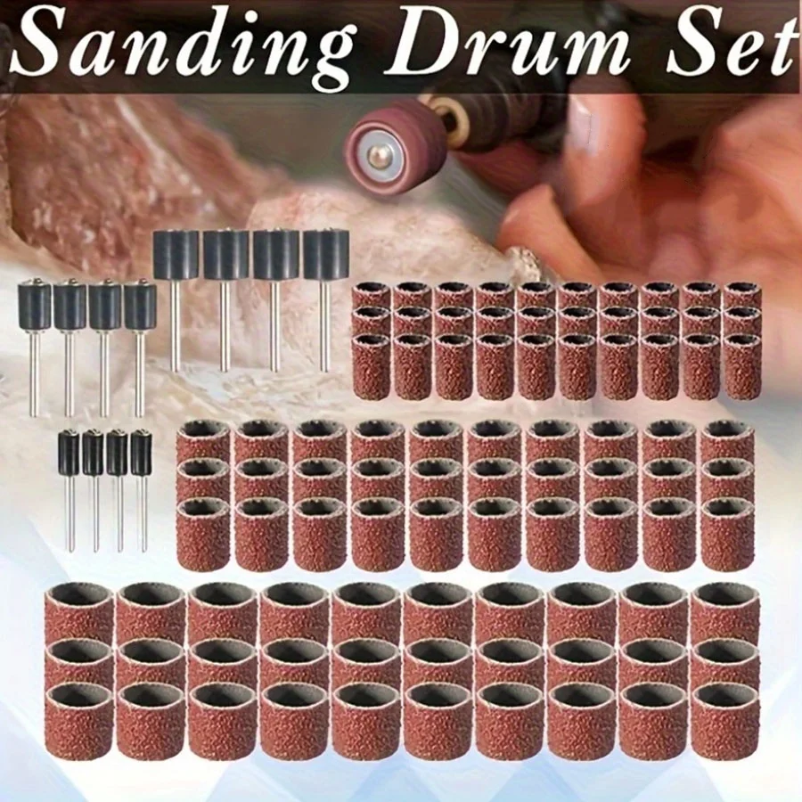 Drum Sanding Kit Fits Grit 80 120 150 240-600 Dremel With Sanding Mandrels Sanding Bands For Dremel Rotary Tools Abrasive Tools
Drum Sanding Kit Fits Grit 80 120 150 240-600 Dremel With Sanding Mandrels Sanding Bands For Dremel Rotary Tools Abrasive Tools