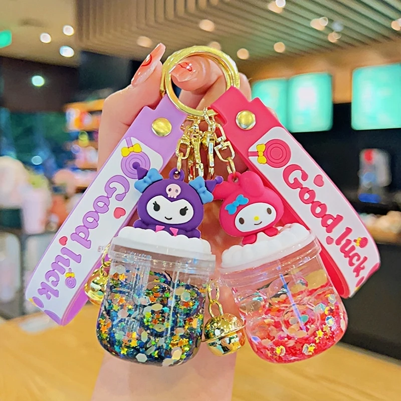Sanrio Kuromi Drifting Keychain Cartoon Creative Colorful Quicksand Bottles Trinkets Acrylic Keys Schoolbags Pendant Wholesale
Sanrio Kuromi Drifting Keychain Cartoon Creative Colorful Quicksand Bottles Trinkets Acrylic Keys Schoolbags Pendant Wholesale