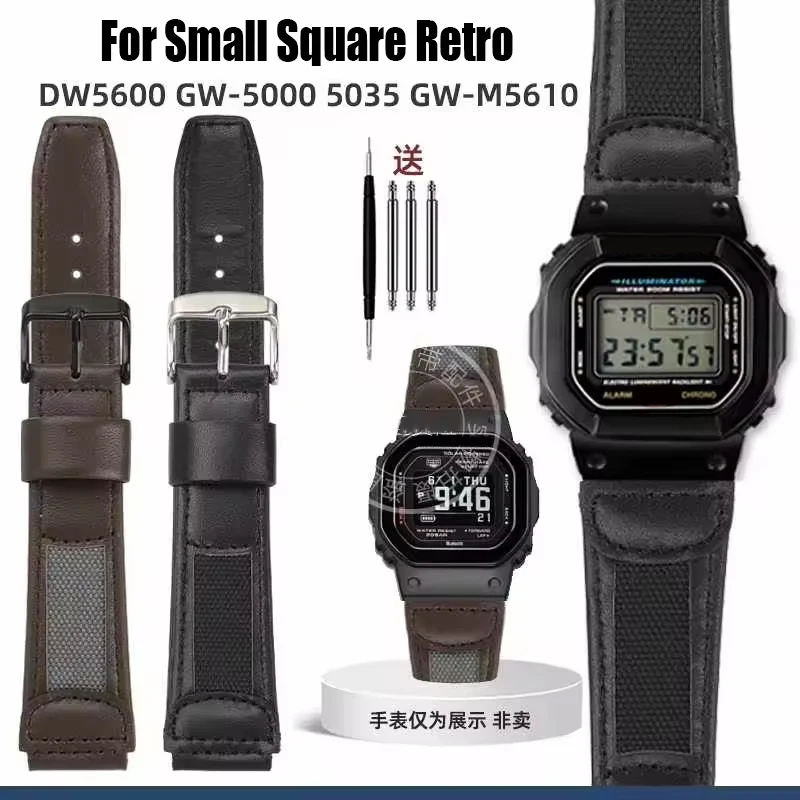 Для Casio маленький квадратный ремешок для часов из коровьей кожи DW5600 5000 M5610 GBX100 GA110 100 мужской ремешок для часов из воловьей кожи браслет 16 мм
Для Casio маленький квадратный ремешок для часов из коровьей кожи DW5600 5000 M5610 GBX100 GA110 100 мужской ремешок для часов из воловьей кожи браслет 16 мм