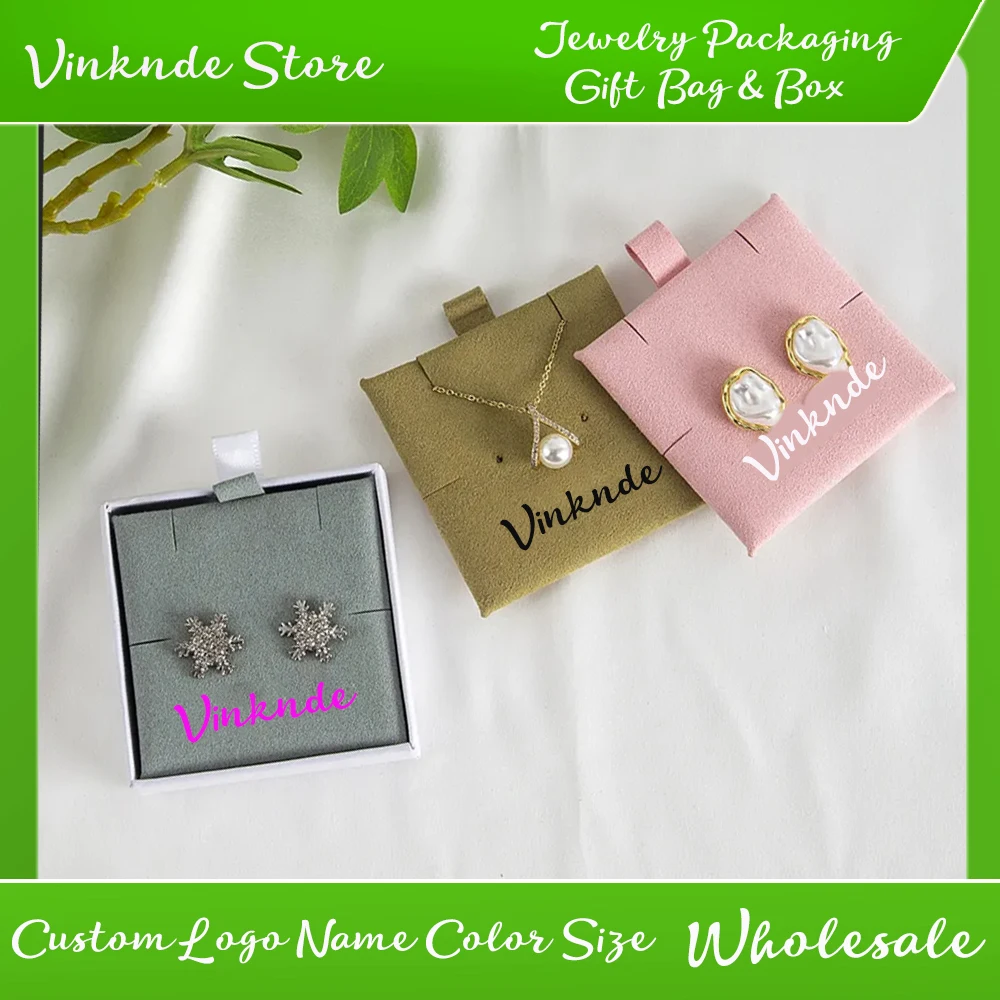 20/50/100pcs Custom Logo Microfiber Holder Pads Earring Necklace Jewellery Display Cards Accessories Packing Gift Storage Boxes
20/50/100pcs Custom Logo Microfiber Holder Pads Earring Necklace Jewellery Display Cards Accessories Packing Gift Storage Boxes