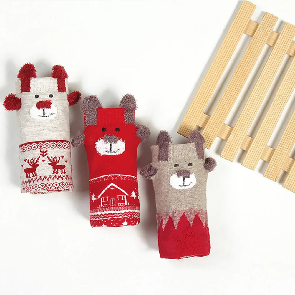 New Year Red Christmas Cotton Socks For Girls Soft Warm Slipper Style Holiday Colored Socks Knit Stockings
New Year Red Christmas Cotton Socks For Girls Soft Warm Slipper Style Holiday Colored Socks Knit Stockings