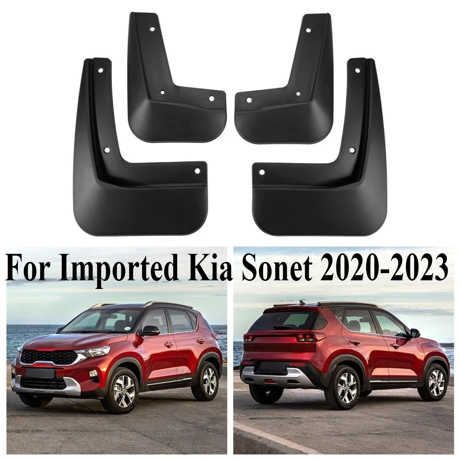 Mud Flaps Car Mudguards Splash Guards Auto Exterior Tire Protective Accessories For Imported Kia Sonet 2020-2023 4Pcs Front&Rear
Mud Flaps Car Mudguards Splash Guards Auto Exterior Tire Protective Accessories For Imported Kia Sonet 2020-2023 4Pcs Front&Rear