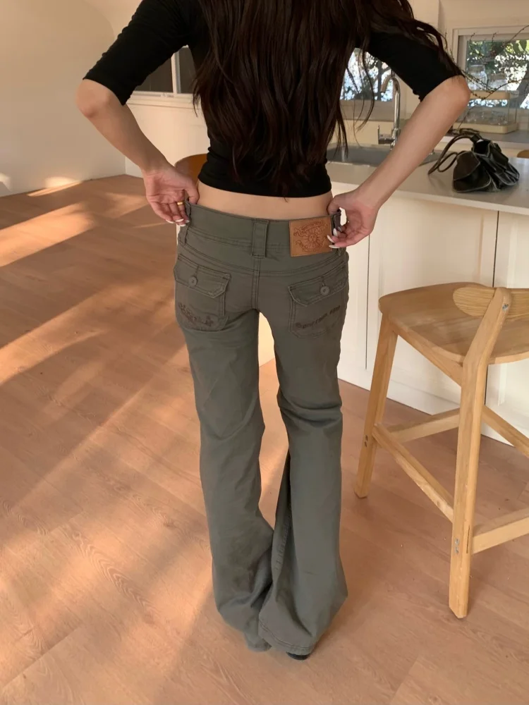 American Style Low Waist Bell Bottom Jeans Women's Summer New Workwear Trousers Small Size Slimming Floor Length Pants
American Style Low Waist Bell Bottom Jeans Women's Summer New Workwear Trousers Small Size Slimming Floor Length Pants