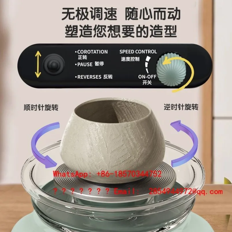 2026 Electric Pottery Machine Clay Tool Set Hand DIY Making Billet Drawing Soft Pottery Craft Kit for Home Use
2026 Electric Pottery Machine Clay Tool Set Hand DIY Making Billet Drawing Soft Pottery Craft Kit for Home Use