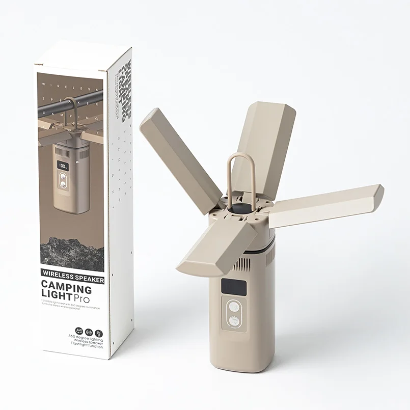 New Design Portable Folding LED Camping Light with Speaker Function Outdoor Travel Handy Hanging Light
New Design Portable Folding LED Camping Light with Speaker Function Outdoor Travel Handy Hanging Light