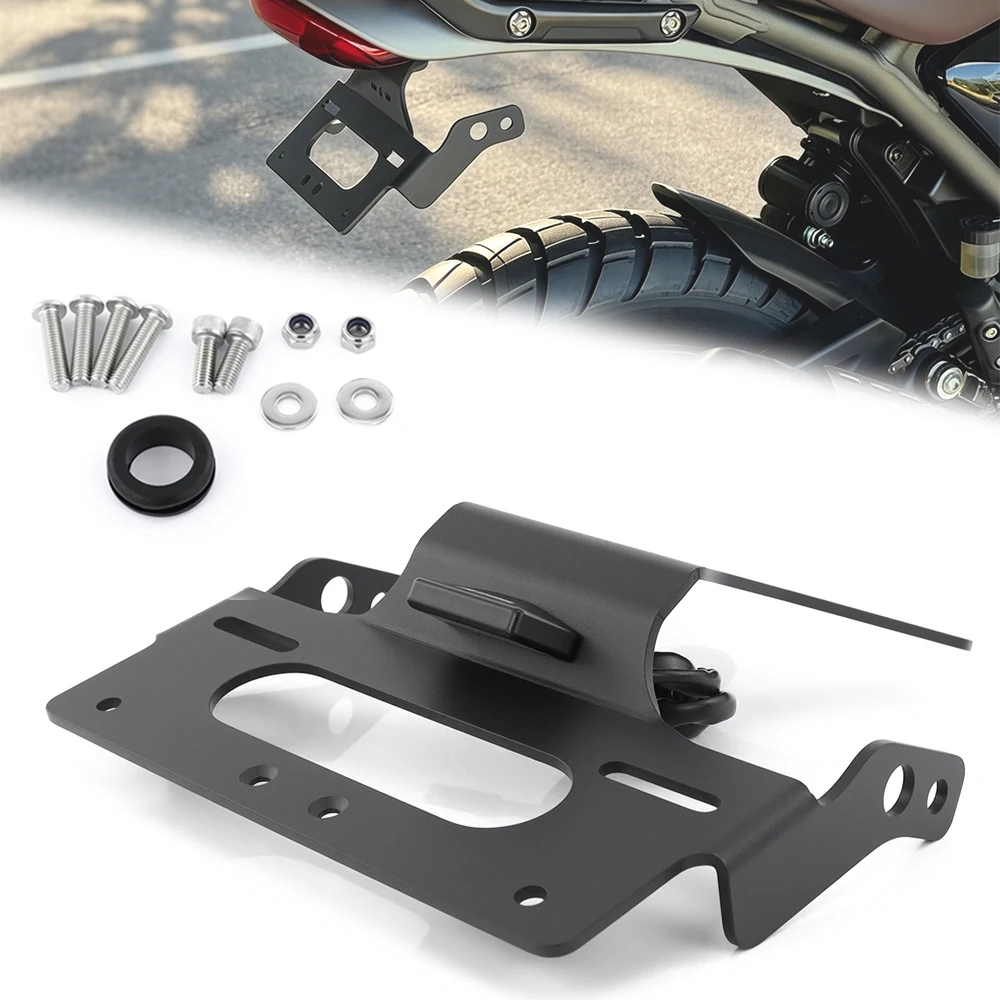 For Triumph Speed 400 / Scrambler 400X 2024-2025 Motorcycle Rear License Plate Holder Bracket Light Tail Tidy Fender Eliminator
For Triumph Speed 400 / Scrambler 400X 2024-2025 Motorcycle Rear License Plate Holder Bracket Light Tail Tidy Fender Eliminator