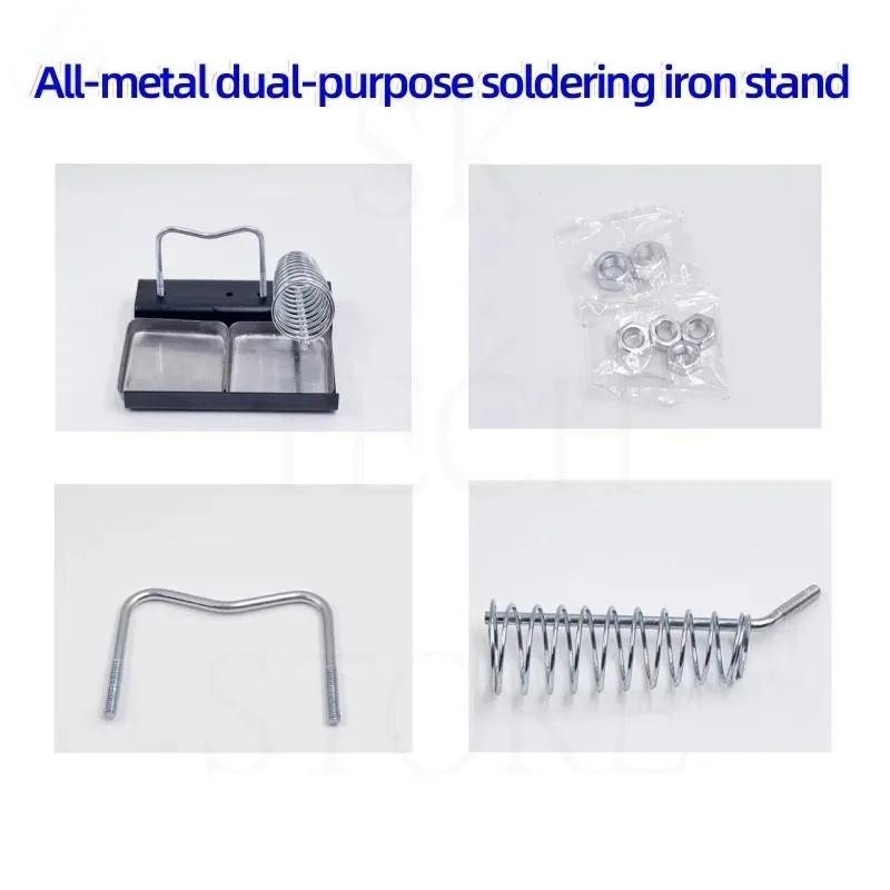 Держатель подставки для паяльника типа B, подставка для сварочного припоя с чистящей губкой для сварки, аксессуар для электрического паяльника
Держатель подставки для паяльника типа B, подставка для сварочного припоя с чистящей губкой для сварки, аксессуар для электрического паяльника